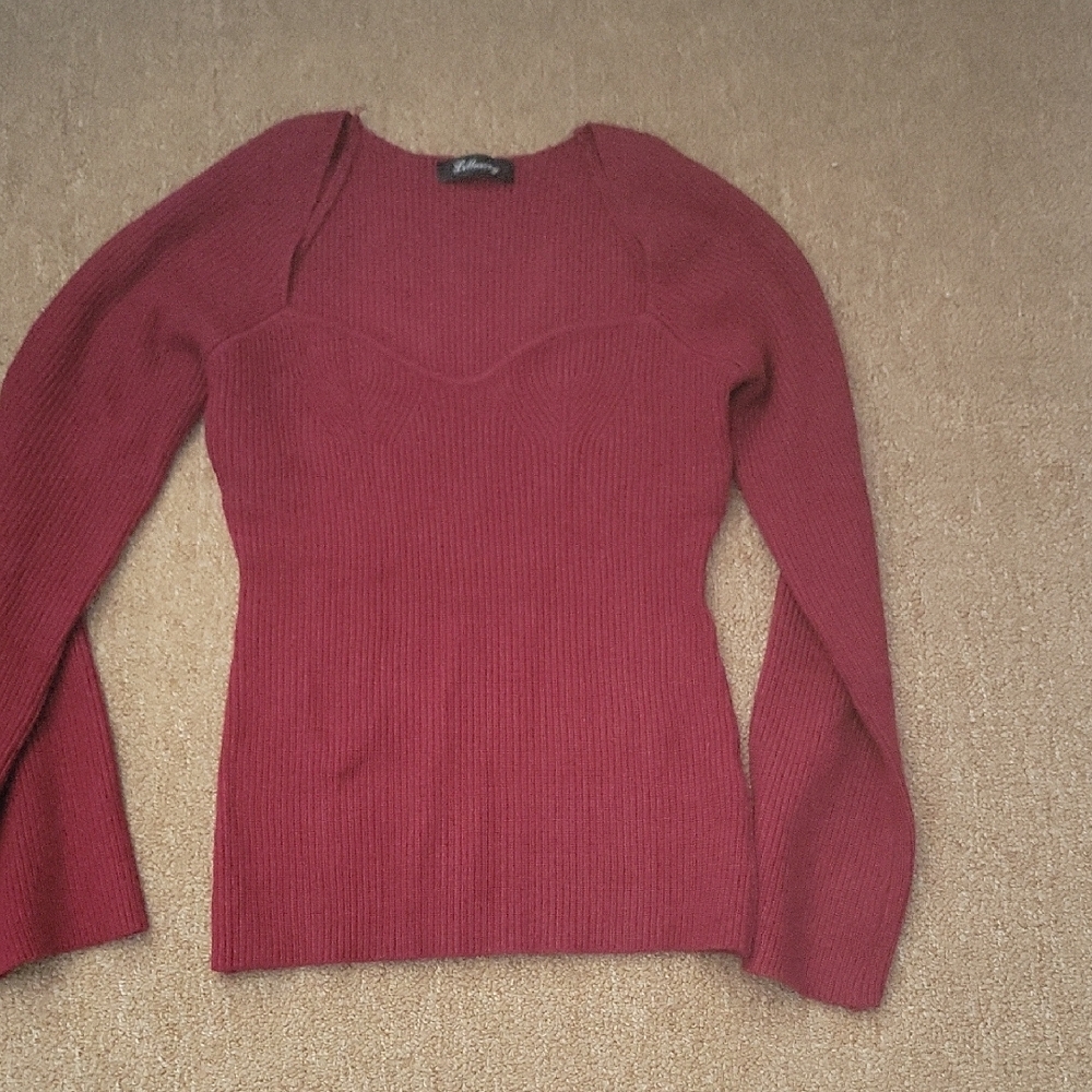 Elegant Red Sweater